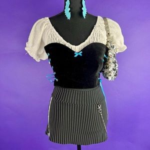 Reworked 80’s vintage bustier top
